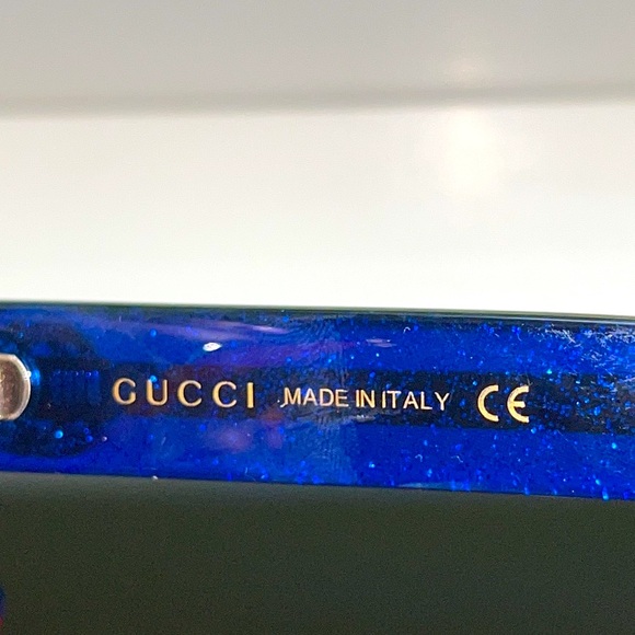 Gucci GG00379 RC, blue square 54mm authentic, like new - Picture 7 of 9